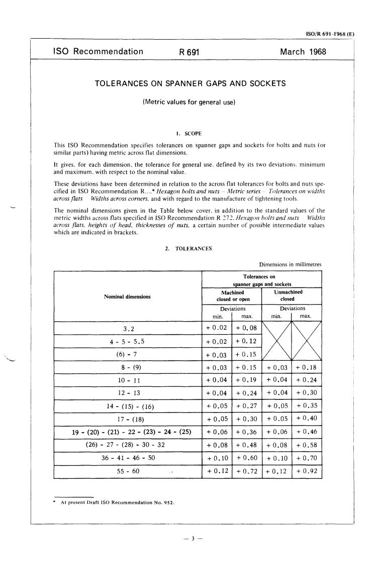 ISO/R 691:1969 - Title missing - Legacy paper document
Released:1/1/1969