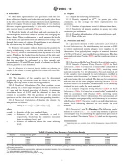 ASTM D1505-18 ASTM D1505-18 - Standard Test Method for Density of Plastics by the Density-Gradient Technique - Page 3 preview