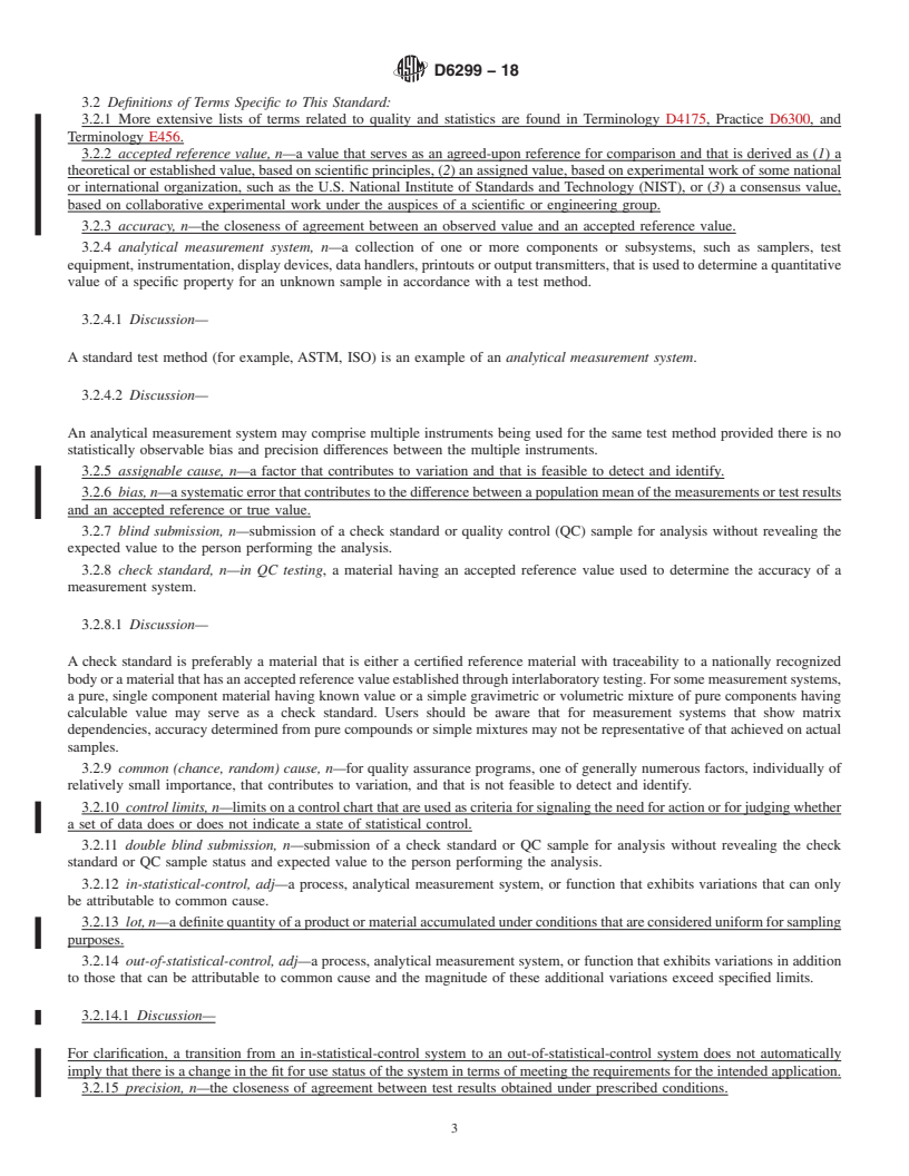 ASTM D6299-18 - Standard Practice for Applying Statistical Quality ...