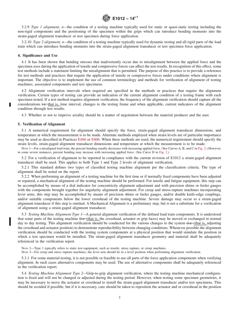 REDLINE ASTM E1012-14e1 - Standard Practice for  Verification of Testing Frame and Specimen Alignment Under  Tensile and Compressive Axial Force Application