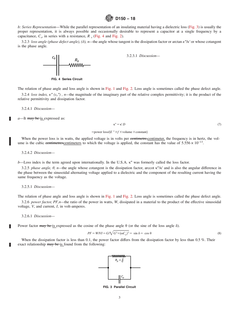 REDLINE ASTM D150-18 - Standard Test Methods for  AC Loss Characteristics and Permittivity (Dielectric Constant)   of Solid Electrical Insulation