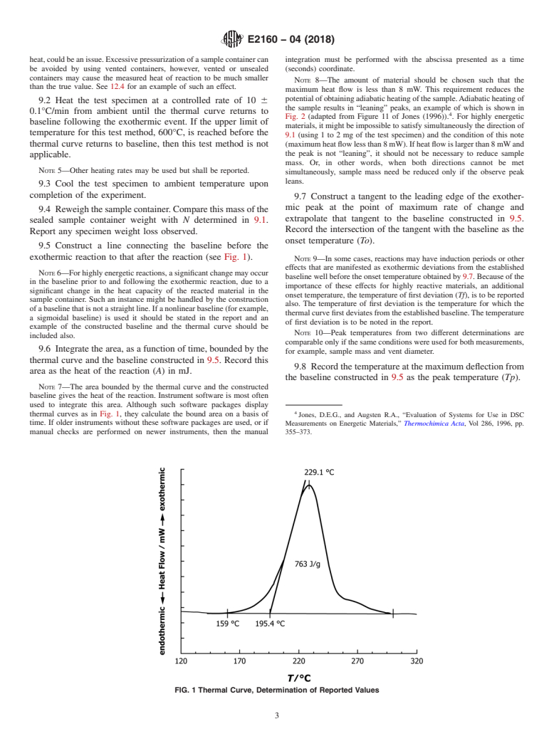 ASTM E2160-04(2018) - Standard Test Method for Heat of Reaction of Thermally Reactive Materials by Differential  Scanning Calorimetry