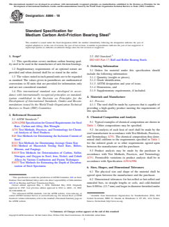 ASTM A866-18 ASTM A866-18 - Standard Specification for Medium Carbon Anti-Friction Bearing Steel - Page 1 preview