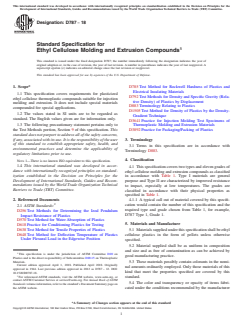ASTM D787-18 ASTM D787-18 - Standard Specification for Ethyl Cellulose Molding and Extrusion Compounds - Page 1 preview