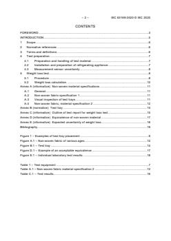 IEC 63169:2020 - Electrical household and similar cooling and freezing appliances - Food preservation - Page 4 preview