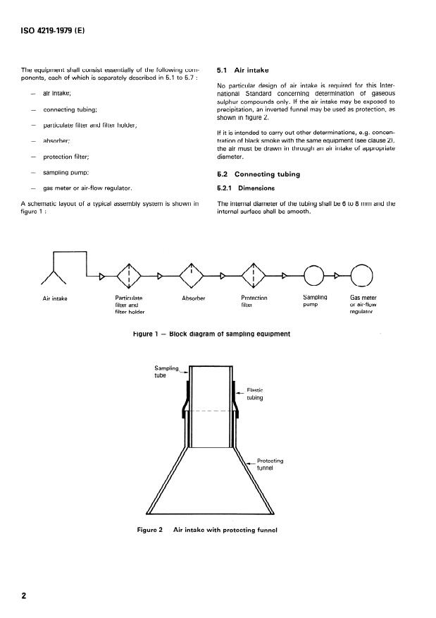 ISO 4219:1979 ISO 4219:1979 - Air quality -- Determination of gaseous sulphur compounds in ambient air -- Sampling equipment - Page 4 preview