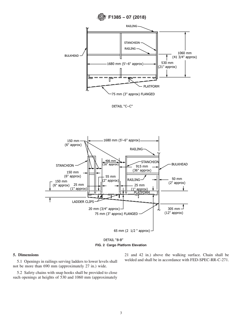 ASTM F1385-07(2018) - Standard Practice for  Platforms in Cargo Tanks