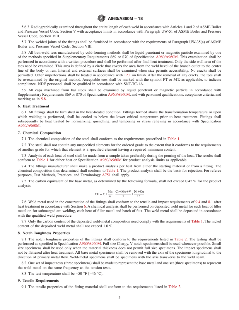 REDLINE ASTM A860/A860M-18 - Standard Specification for  Wrought High-Strength Ferritic Steel Butt-Welding Fittings