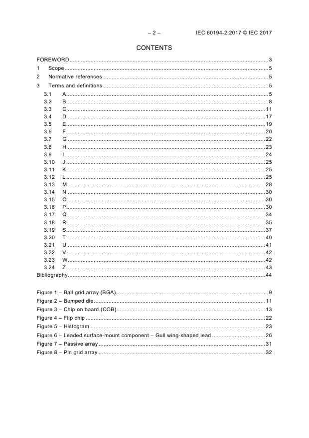 IEC 60194-2:2017 IEC 60194-2:2017 - Printed boards design, manufacture and assembly - Vocabulary - Part 2: Common usage in electronic technologies as well as printed board and electronic assembly technologies - Page 4 preview