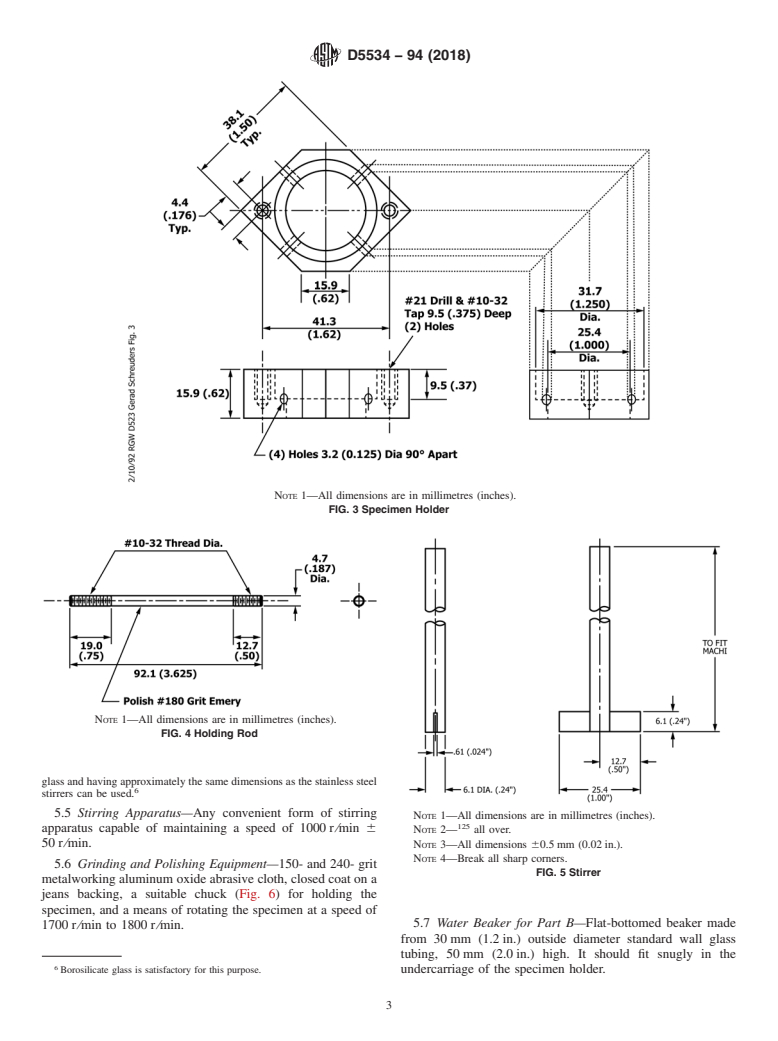 ASTM D5534-94(2018) - Standard Test Method for  Vapor-Phase Rust-Preventing Characteristics of Hydraulic Fluids