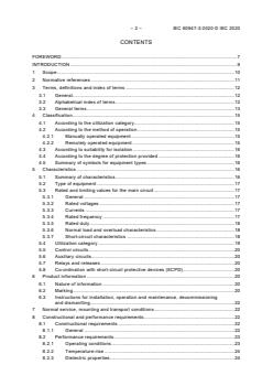 IEC 60947-3:2020 - Low-voltage switchgear and controlgear - Part 3: Switches, disconnectors, switch-disconnectors and fuse-combination units - Page 4 preview