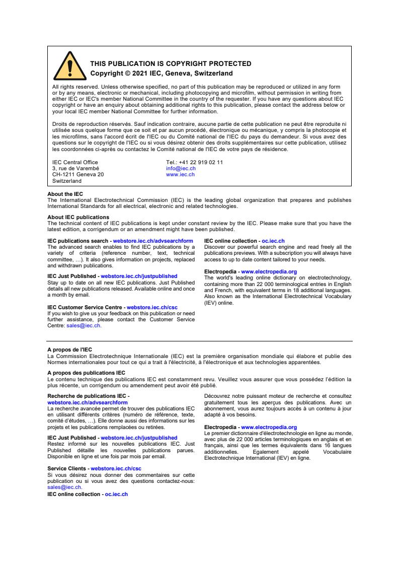IEC 60958-5:2021 IEC 60958-5:2021 - Digital audio interface - Part 5: Consumer application enhancement - Page 2 preview