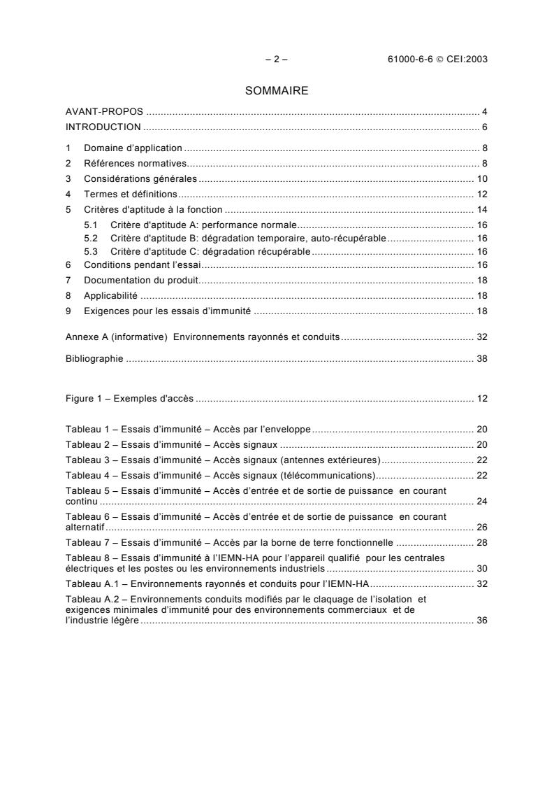 IEC 61000-6-6:2003 IEC 61000-6-6:2003 - Electromagnetic compatibility (EMC) - Part 6-6: Generic standards - HEMP immunity for indoor equipment - Page 4 preview