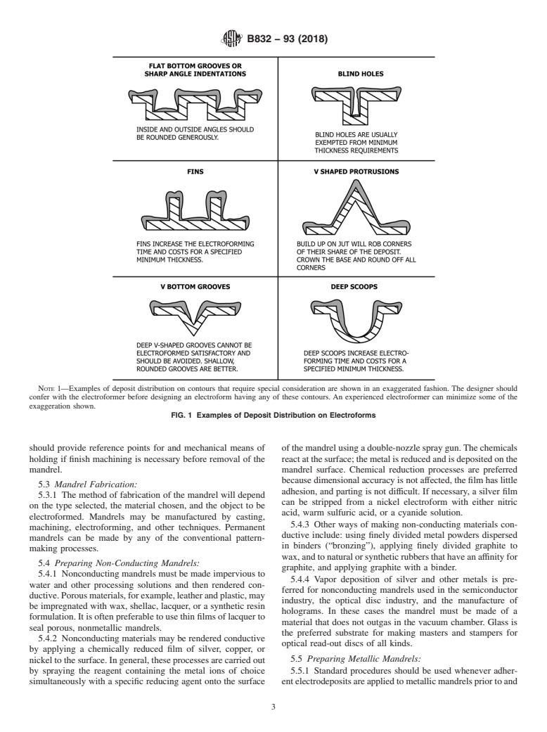 ASTM B832-93(2018) - Standard Guide for  Electroforming with Nickel and Copper