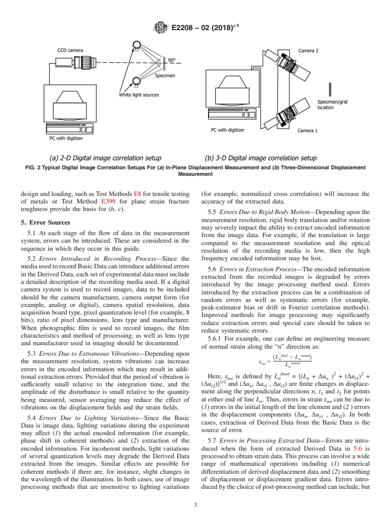 ASTM E2208-02(2018)e1 - Standard Guide for  Evaluating Non-Contacting Optical Strain Measurement Systems