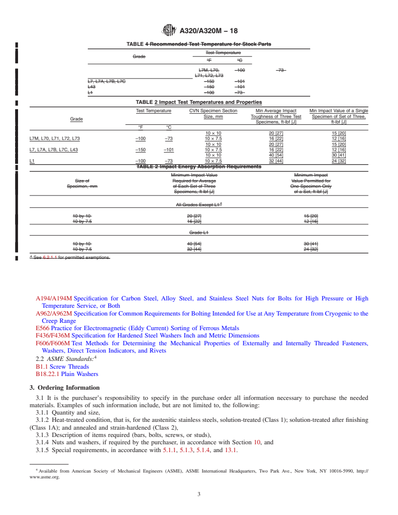 REDLINE ASTM A320/A320M-18 - Standard Specification for  Alloy-Steel and Stainless Steel Bolting for Low-Temperature  Service