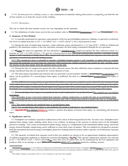 ASTM F2731-18 REDLINE ASTM F2731-18 - Standard Test Method for Measuring the Transmitted and Stored Energy of Firefighter Protective Clothing Systems - Page 3 preview