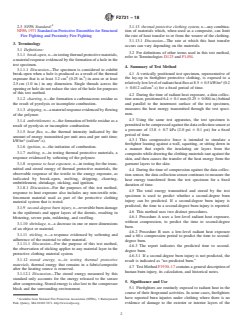 ASTM F2731-18 ASTM F2731-18 - Standard Test Method for Measuring the Transmitted and Stored Energy of Firefighter Protective Clothing Systems - Page 2 preview