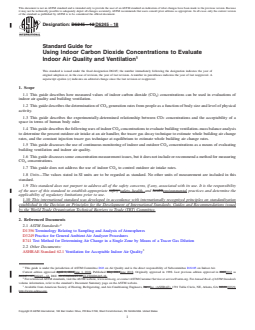 REDLINE ASTM D6245-18 - Standard Guide for  Using Indoor Carbon Dioxide Concentrations to Evaluate Indoor  Air Quality and Ventilation