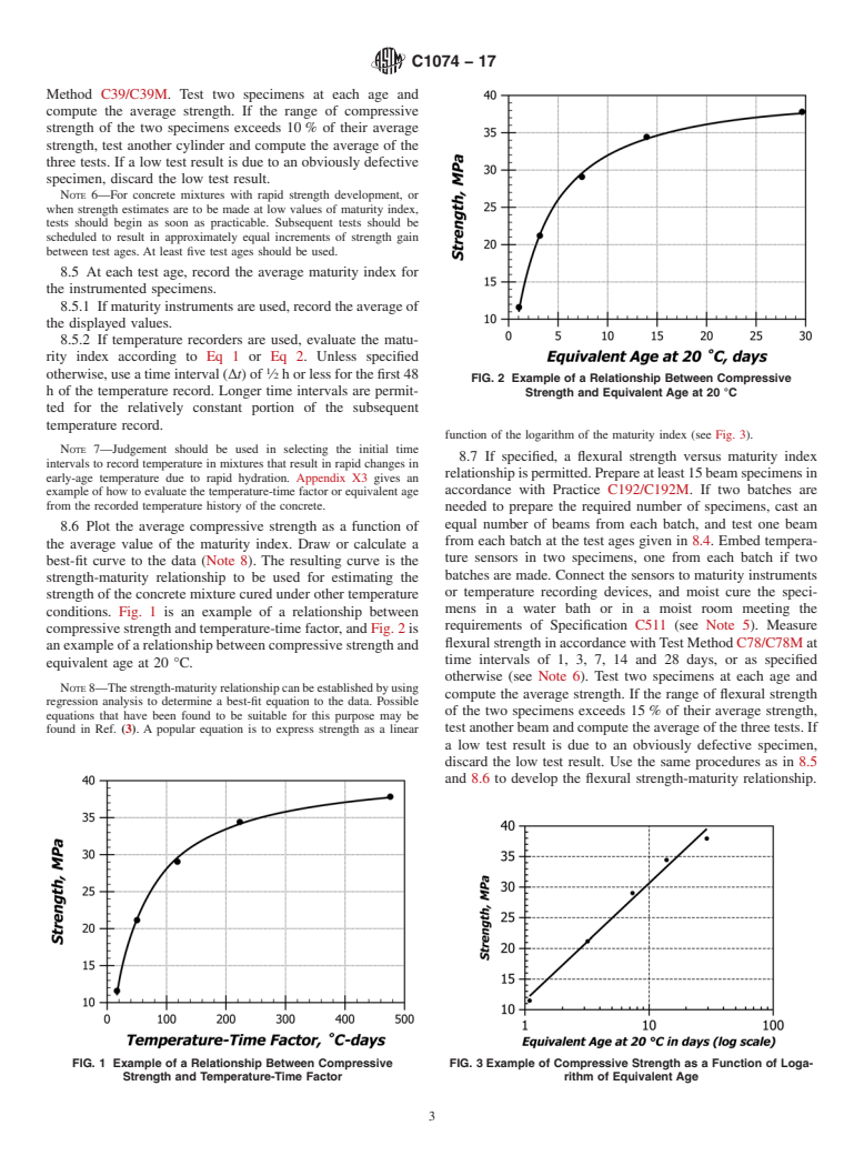 ASTM C1074-17 - Standard Practice for Estimating Concrete Strength by the Maturity Method