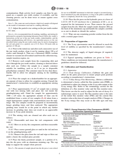 ASTM C1255-18 ASTM C1255-18 - Standard Test Method for Analysis of Uranium and Thorium in Soils by Energy Dispersive X-Ray Fluorescence Spectroscopy - Page 4 preview