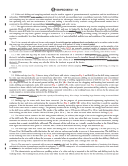ASTM D5875/D5875M-18 REDLINE ASTM D5875/D5875M-18 - Standard Guide for Use of Cable-Tool Drilling and Sampling Methods for Geoenvironmental Exploration and Installation of Subsurface Water Quality Monitoring Devices - Page 4 preview
