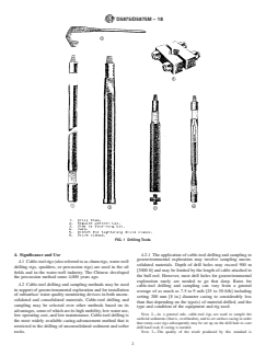 ASTM D5875/D5875M-18 ASTM D5875/D5875M-18 - Standard Guide for Use of Cable-Tool Drilling and Sampling Methods for Geoenvironmental Exploration and Installation of Subsurface Water Quality Monitoring Devices - Page 2 preview