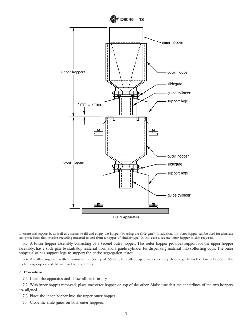 REDLINE ASTM D6940-18 - Standard Practice for Measuring Sifting Segregation Tendencies of Bulk Solids