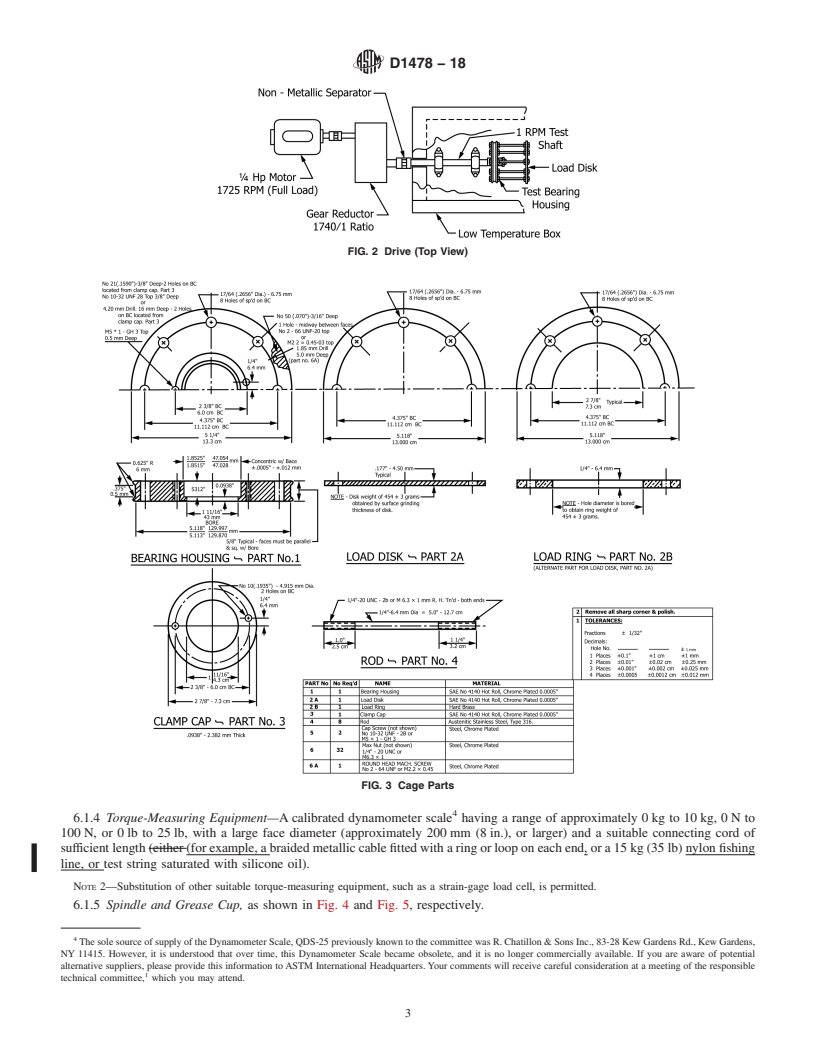 REDLINE ASTM D1478-18 - Standard Test Method for  Low-Temperature Torque of Ball Bearing Grease