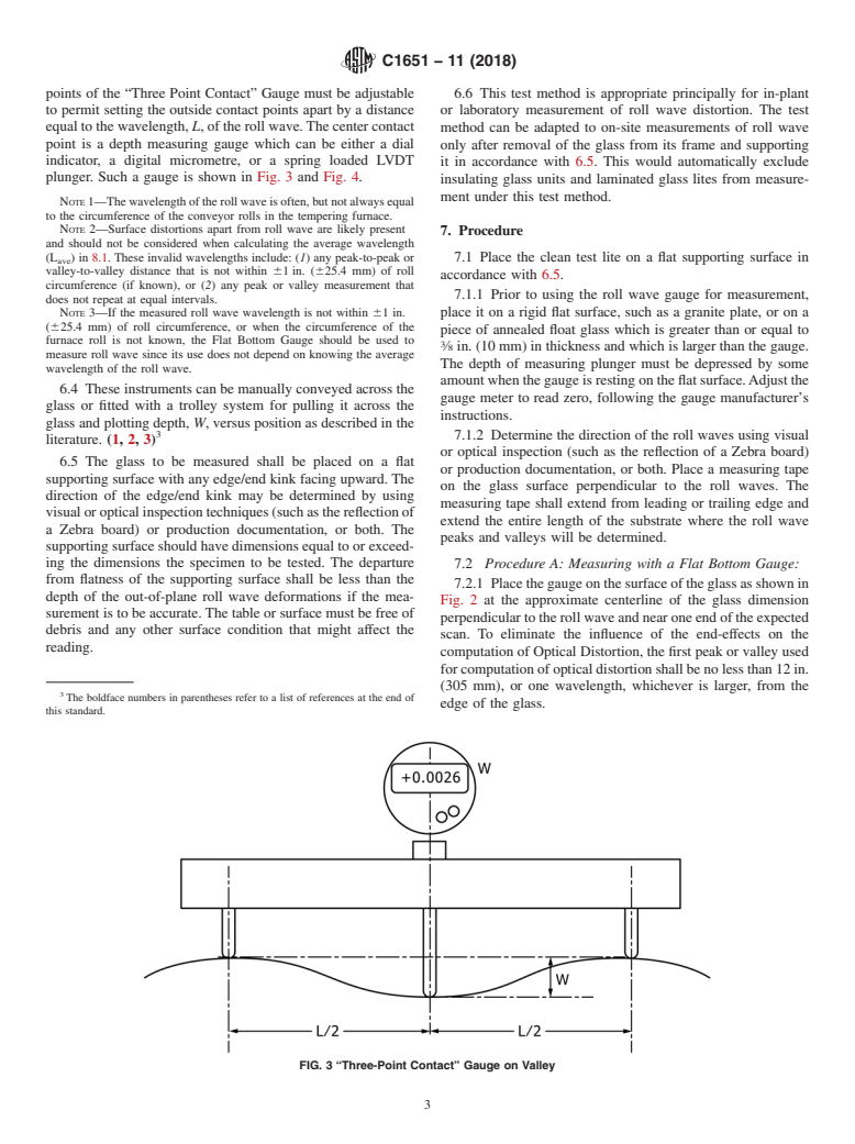 ASTM C1651-11(2018) - Standard Test Method for  Measurement of Roll Wave Optical Distortion in Heat-Treated   Flat Glass