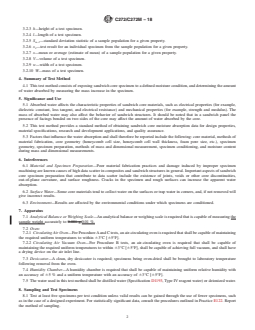 ASTM C272/C272M-18 REDLINE ASTM C272/C272M-18 - Standard Test Method for Water Absorption of Core Materials for Sandwich Constructions - Page 2 preview