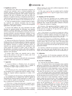 ASTM C272/C272M-18 ASTM C272/C272M-18 - Standard Test Method for Water Absorption of Core Materials for Sandwich Constructions - Page 2 preview