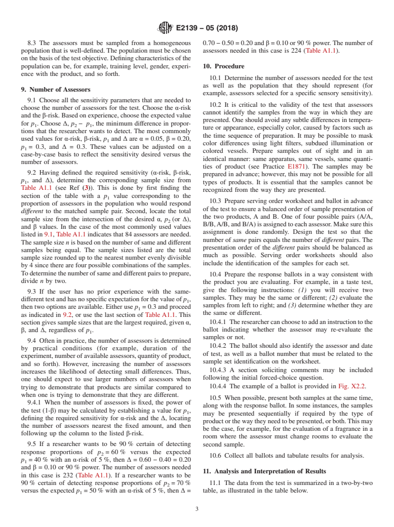 ASTM E2139-05(2018) - Standard Test Method for  Same-Different Test