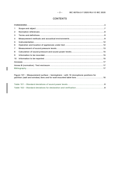 IEC 60704-2-7:2020 RLV - Household and similar electrical appliances - Test code for the determination of airborne acoustical noise - Part 2-7: Particular requirements for fans
Released:1/23/2020
Isbn:9782832277997 - Page 4 preview