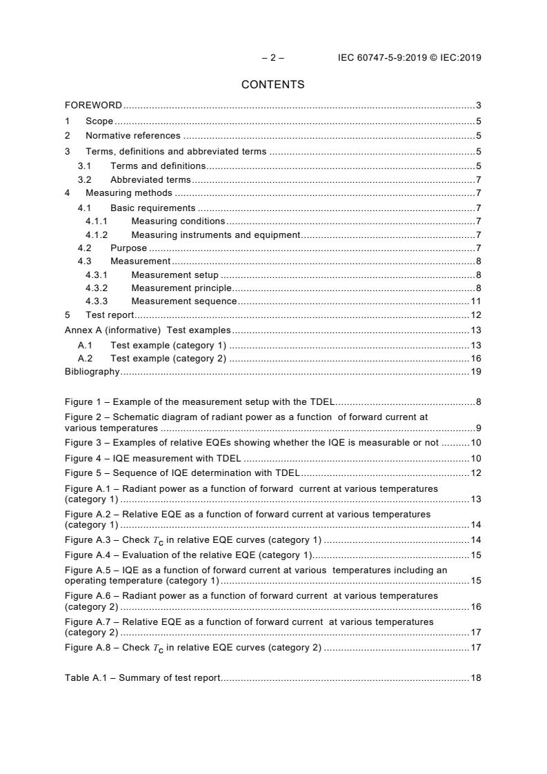 IEC 60747-5-9:2019 IEC 60747-5-9:2019 - Semiconductor devices - Part 5-9: Optoelectronic devices - Light emitting diodes - Test method of the internal quantum efficiency based on the temperature-dependent electroluminescence - Page 4 preview