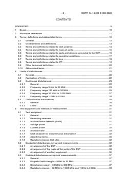 CISPR 14-1:2020 CISPR 14-1:2020 - Electromagnetic compatibility - Requirements for household appliances, electric tools and similar apparatus - Part 1: Emission - Page 4 preview