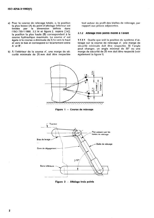 ISO 4254-3:1992 ISO 4254-3:1992 - Tracteurs et matériels agricoles et forestiers -- Dispositifs techniques permettant d'assurer la sécurité - Page 4 preview