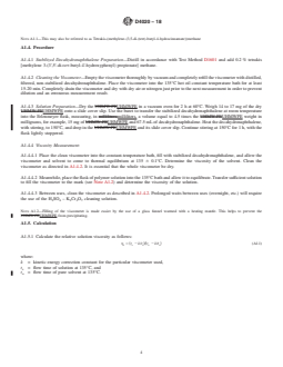 ASTM D4020-18 REDLINE ASTM D4020-18 - Standard Specification for Ultra-High-Molecular-Weight Polyethylene Molding and Extrusion Materials - Page 4 preview