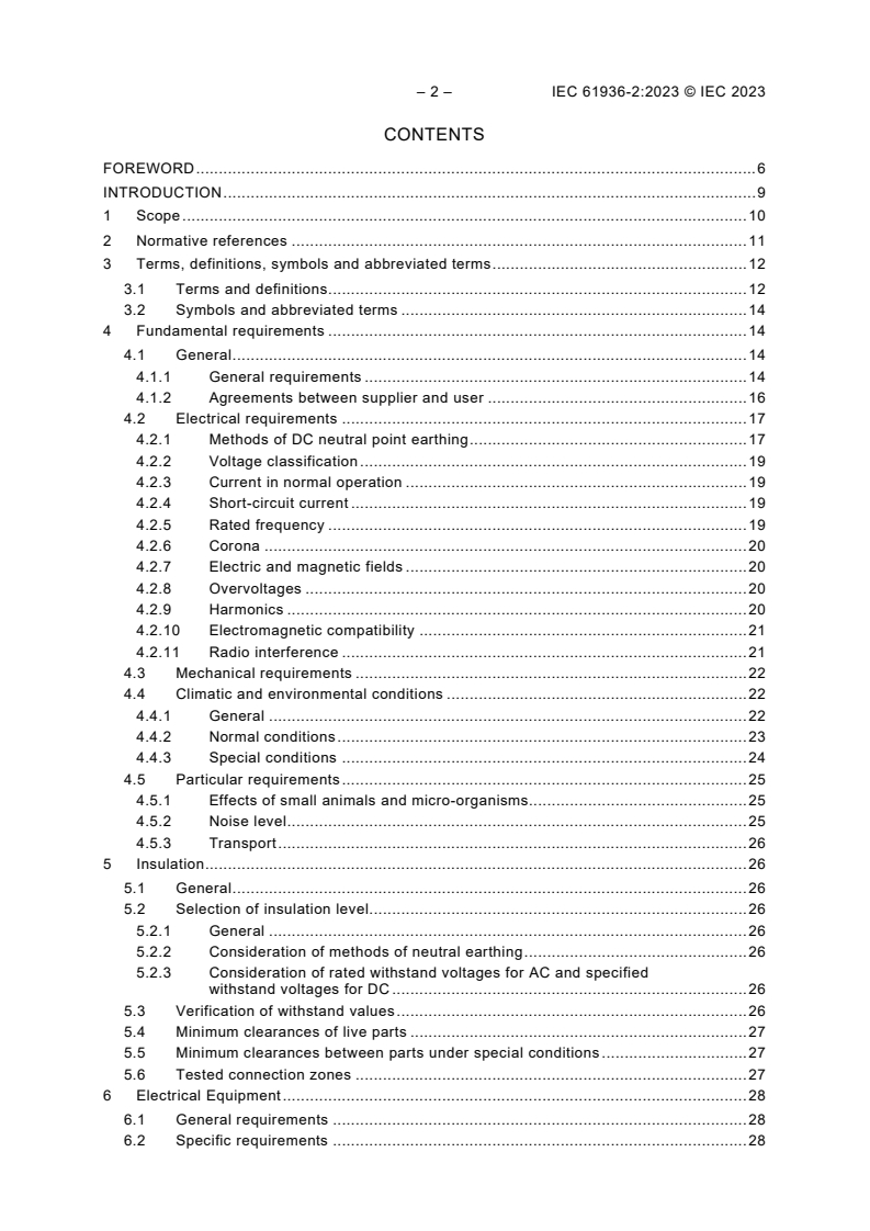 IEC 61936-2:2023 IEC 61936-2:2023 - Power installations exceeding 1 kV AC and 1,5 kV DC - Part 2: DC
Released:26. 09. 2023 - Page 4 preview