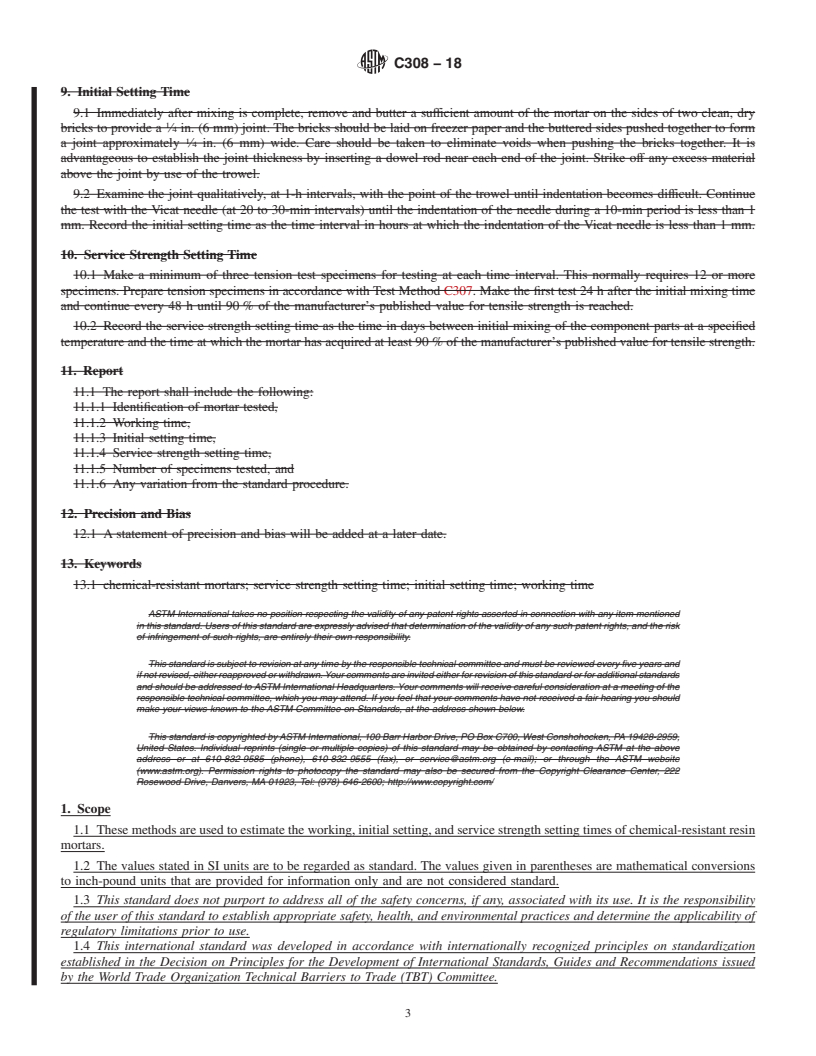 ASTM C308-18 - Standard Practice for Working, Initial Setting, and ...