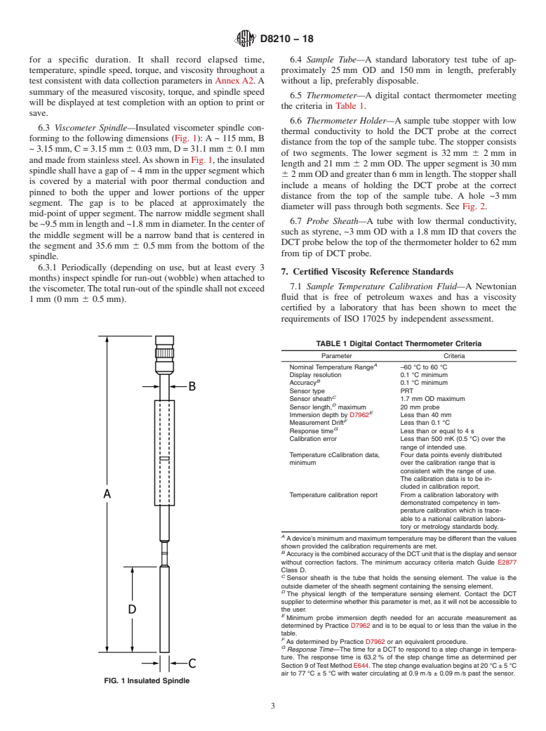 ASTM D8210-18 - Standard Test Method for Automatic Determination of Low-Temperature Viscosity of Automatic  Transmission Fluids, Hydraulic Fluids, and Lubricants Using a Rotational  Viscometer