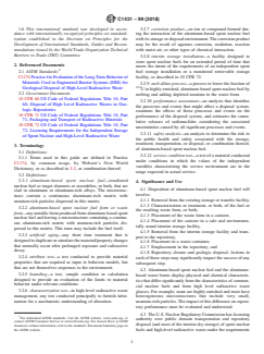 ASTM C1431-99(2018) ASTM C1431-99(2018) - Standard Guide for Corrosion Testing of Aluminum-Based Spent Nuclear Fuel in Support of Repository Disposal - Page 2 preview