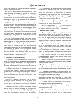 ASTM C1431-99(2018) ASTM C1431-99(2018) - Standard Guide for Corrosion Testing of Aluminum-Based Spent Nuclear Fuel in Support of Repository Disposal - Page 4 preview