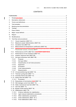 IEC 61215-1-4:2021 RLV - Terrestrial photovoltaic (PV) modules - Design qualification and type approval - Part 1-4: Special requirements for testing of thin-film Cu(In,GA)(S,Se)2 based photovoltaic (PV) modules
Released:2/23/2021
Isbn:9782832294895 - Page 4 preview