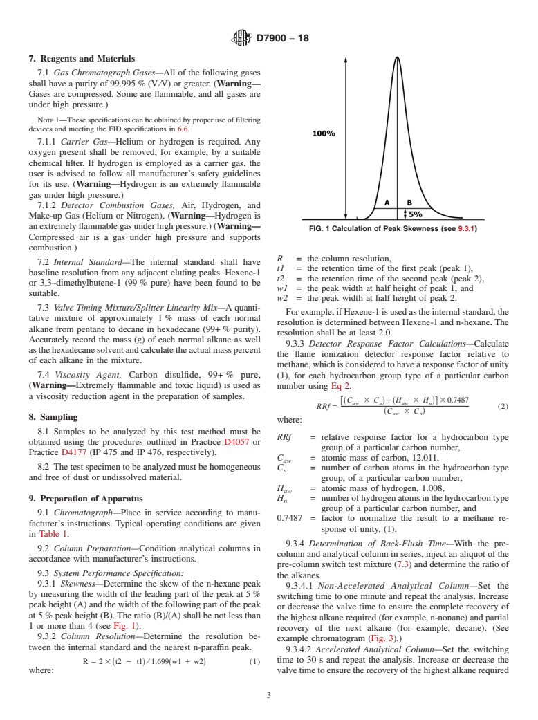 ASTM D7900-18 - Standard Test Method for Determination of Light Hydrocarbons in Stabilized Crude Oils  by Gas Chromatography