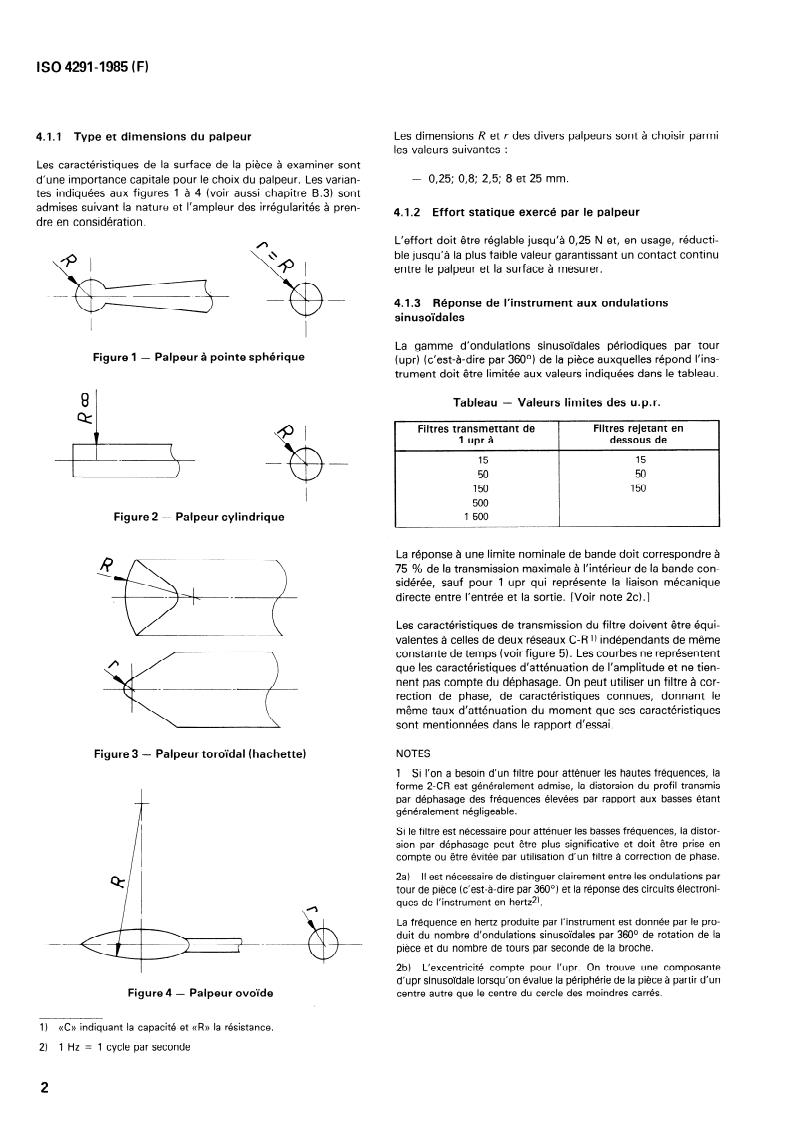 ISO 4291:1985 ISO 4291:1985 - Méthodes d'évaluation des écarts de circularité — Mesurage des variations de rayon
Released:9/12/1985 - Page 4 preview
