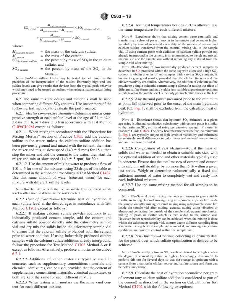 ASTM C563-18 - Standard Guide for  Approximation of Optimum SO<inf>3</inf> in Hydraulic Cement