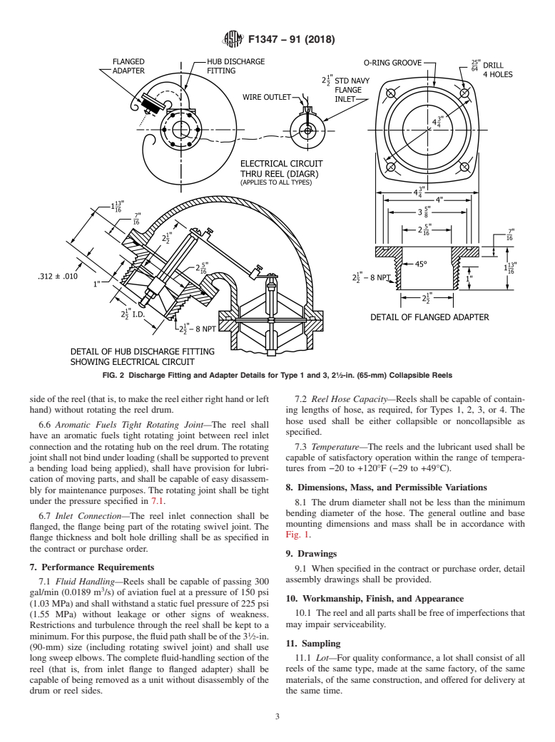 ASTM F1347-91(2018) - Standard Specification for  Manually Operated Fueling Hose Reels