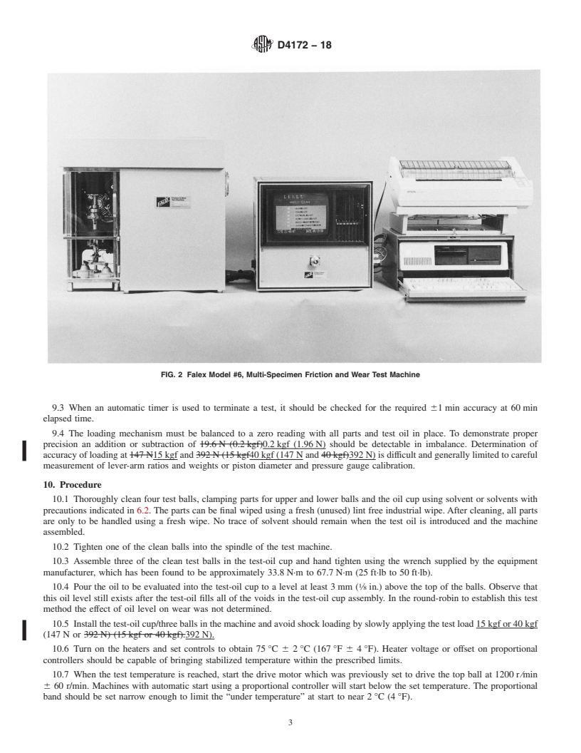 REDLINE ASTM D4172-18 - Standard Test Method for  Wear Preventive Characteristics of Lubricating Fluid (Four-Ball   Method)