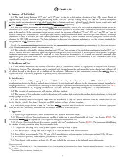 ASTM D6645-18 REDLINE ASTM D6645-18 - Standard Test Method for Methyl (Comonomer) Content in Polyethylene by Infrared Spectrophotometry - Page 2 preview